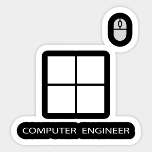 Computer engineer software engineers Sticker